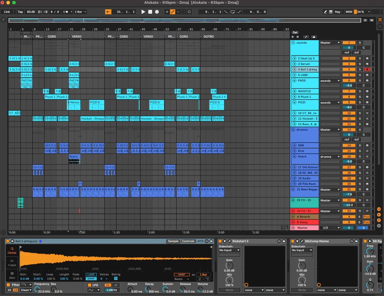 Ableton Live Proyectos